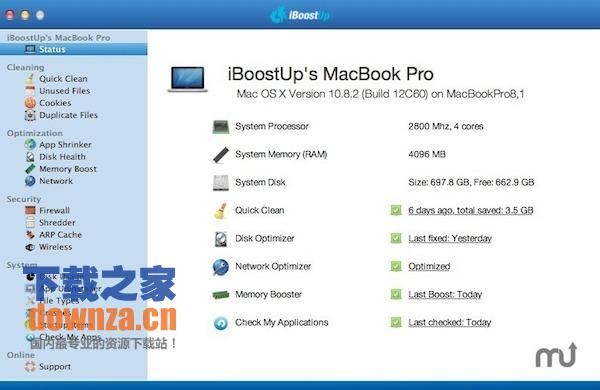 iBoostUp for mac